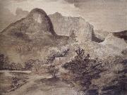 John Constable The Castle Rock,Borrowdale oil on canvas